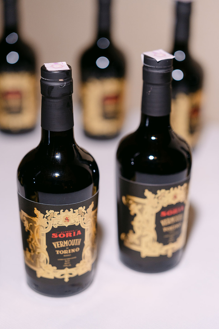 Lineup of Alfredo Soria Vermouth di Torino bottles